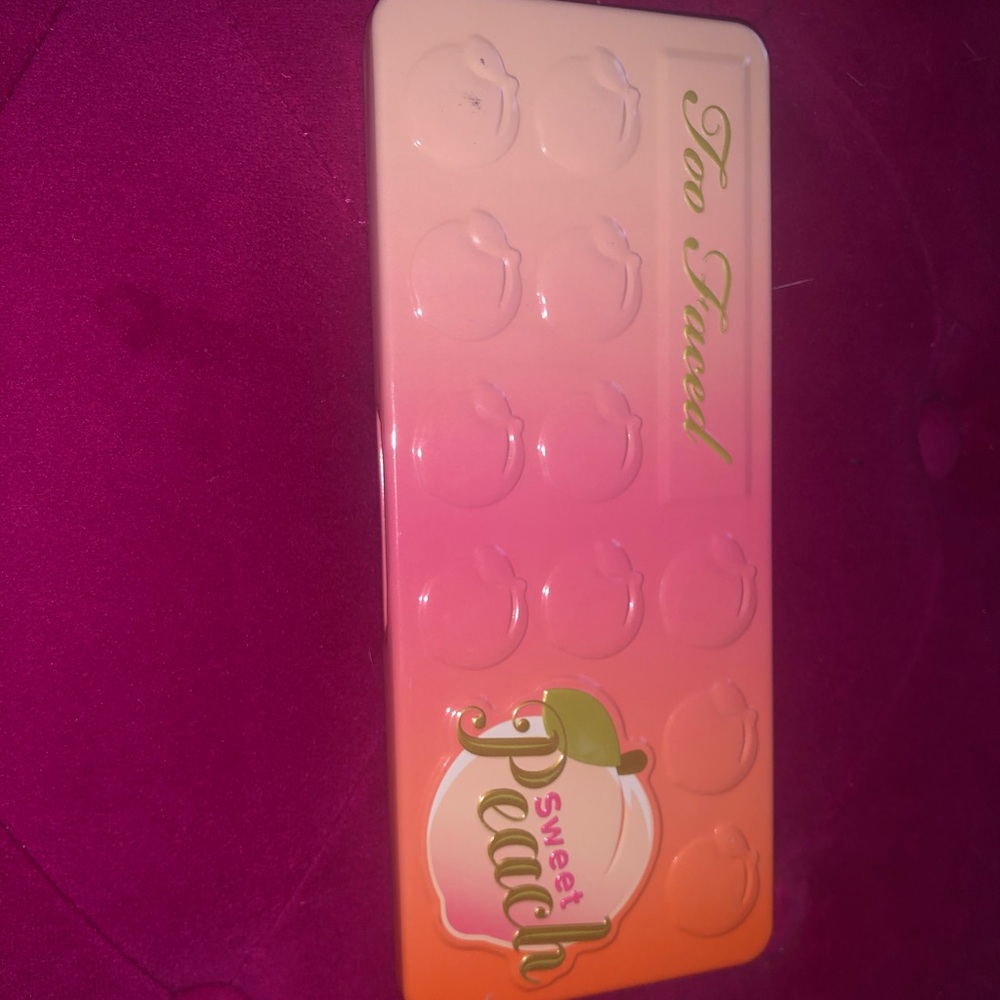 too faced peach eyeshadow
